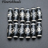 Agate Constellation Veins Tube Stone DZI Loose Beads for Jewelry Making