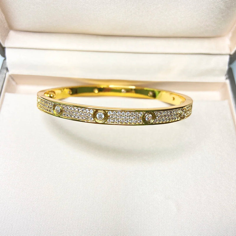 Classic Couple Bracelet Inlaid Party Style