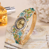 Retro Colorful Women's Wristwatch - Quartz Bracelet Watch