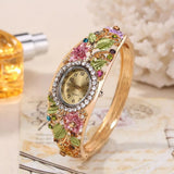 Retro Colorful Women's Wristwatch - Quartz Bracelet Watch