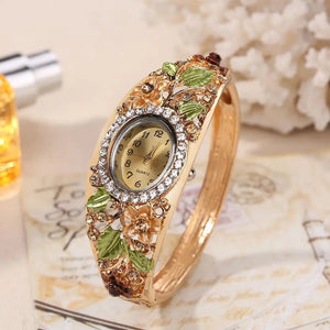Retro Colorful Women's Wristwatch - Quartz Bracelet Watch