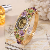 Retro Colorful Women's Wristwatch - Quartz Bracelet Watch