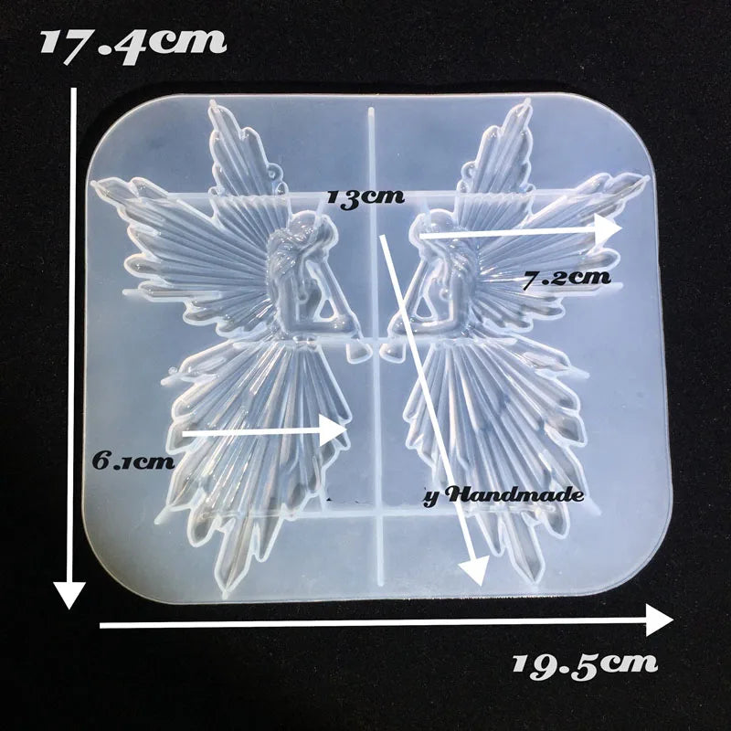 UV Resin Mold Fairy Angel Epoxy Silicone Jewelry Decoration