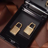 Lock Stainless Steel Earrings - High Birthday Jewelry
