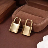 Lock Stainless Steel Earrings - High Birthday Jewelry