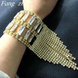 Sparkling Tassel Rhinestone Bracelet - Nightclub Accessories