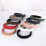 Korea Baroque Crystal Headband Wide Edge Hair Band