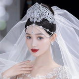 Bohemian Bride Wedding Hair Accessory Rhinestone Frontlet Jewelry
