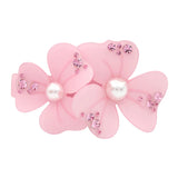 Flower Rhinestone Hair Accessory Barrette Clip for Women Tiara Wedding