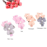 Flower Rhinestone Hair Accessory Barrette Clip for Women Tiara Wedding