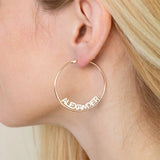 316L Earrings Choke Ring Charm Jewelry Women's Name Gift