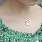 West Virginia Map Pendant Necklace