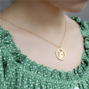 West Virginia Map Pendant Necklace