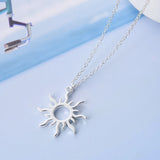 Sun Goddess Alloy Collarbone Necklace for Mom Girlfriend