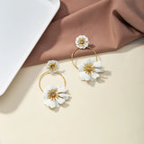 Sweet Ceramic Pearl Earrings for Women