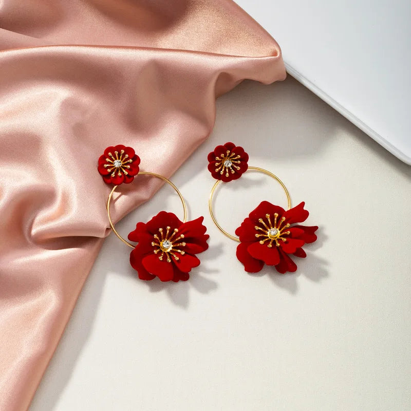 Sweet Ceramic Pearl Earrings for Women