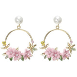 Sweet Ceramic Pearl Earrings for Women