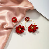 Sweet Ceramic Pearl Earrings for Women