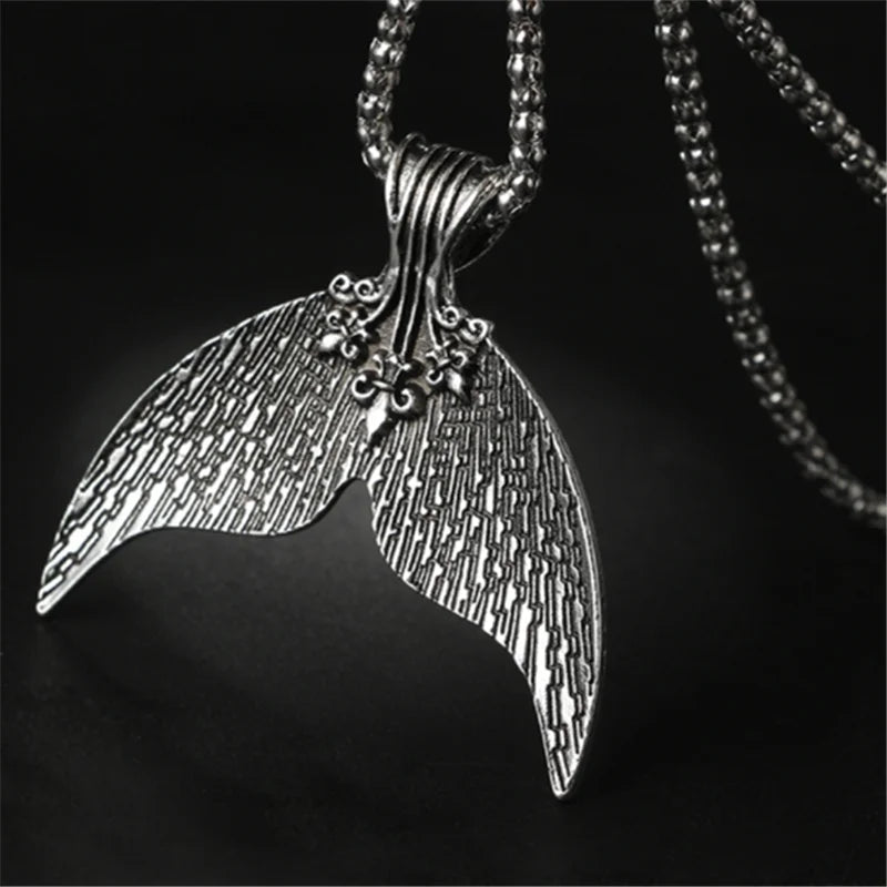 Mermaid Tail Clavicle Chain Necklace Fine Jewelry