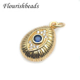 Copper Plated Eye Charms for DIY Earrings Bracelet