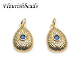 Copper Plated Eye Charms for DIY Earrings Bracelet