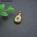 Copper Plated Eye Charms for DIY Earrings Bracelet