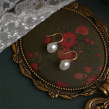 Natural Pearl 925 Sterling Silver Stud Earrings for Women Wedding