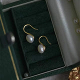 Natural Pearl 925 Sterling Silver Stud Earrings for Women Wedding