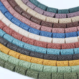Volcanic Rock Beads Cylindrical Loose Beads DIY Necklace Brace