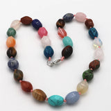 Natural Crystal Malachite Tiger Eye Beads for DIY Jewelry Making