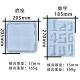 Number Puzzle UV Epoxy Resin Mold Jewelry Molds Jewelry Tools