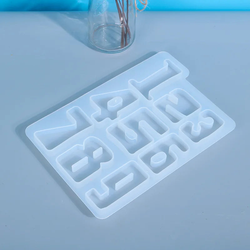 Number Puzzle UV Epoxy Resin Mold Jewelry Molds Jewelry Tools