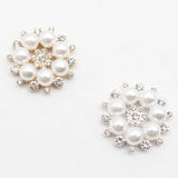 Pearl Snowflake Hair Accessories DIY Alloy Headwear
