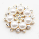 Pearl Snowflake Hair Accessories DIY Alloy Headwear