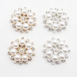 Pearl Snowflake Hair Accessories DIY Alloy Headwear