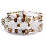 National Style Beaded Stone Bracelet for Men and Women