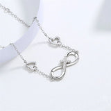 S925 Sterling Silver 8-char Cross Bracelet, Europe and America