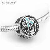 Enamel Fish Charm for European Charms Bracelets