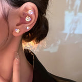 Crystal Magnetic Ear Clips for Women