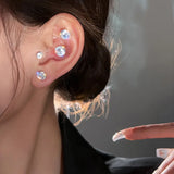 Crystal Magnetic Ear Clips for Women