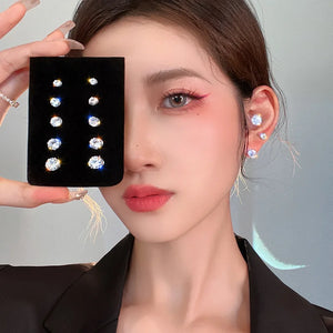 Crystal Magnetic Ear Clips for Women