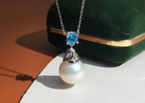 925 Silver Pendant Setting for Pearls/Crystals/Jade/Agate