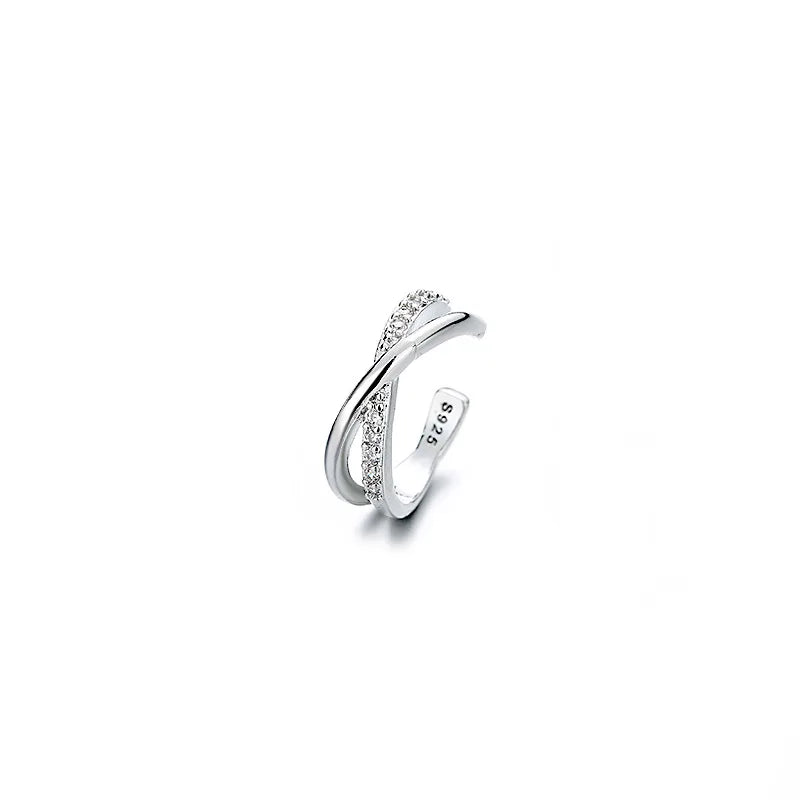 Crystal Charming Ear Cuff Earring for Women - No Piercing Required