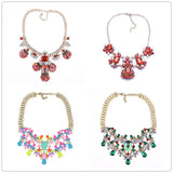 Crystal Flower Necklace Collarbone Chain Cross-border Accessory