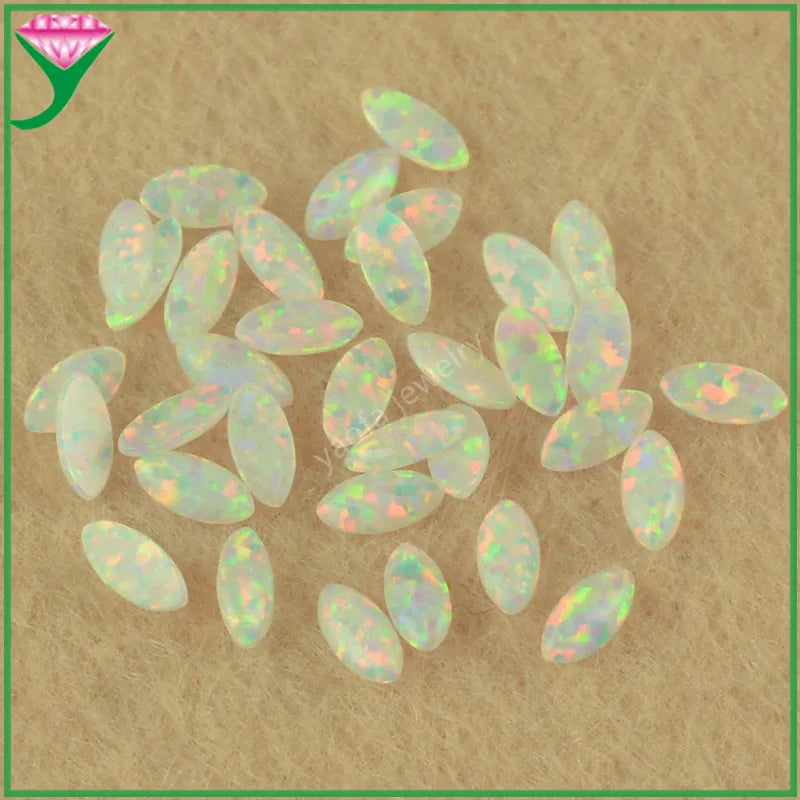 Opal Marquise Cut Tooth Gem - Dental Jewelry Accessory