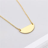 Geometric Pendant Necklace Modern Fashion Jewelry for Women