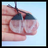 Rose Quartz Earrings, Natural Beads, Handmade DIY Jewelry