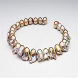 15-16mm Irregular Baroque Freshwater Pearls White/Pink/Purple