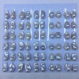 15-16mm Irregular Baroque Freshwater Pearls White/Pink/Purple