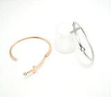 Copper Bracelets for Women and Men, Personality Cross Design